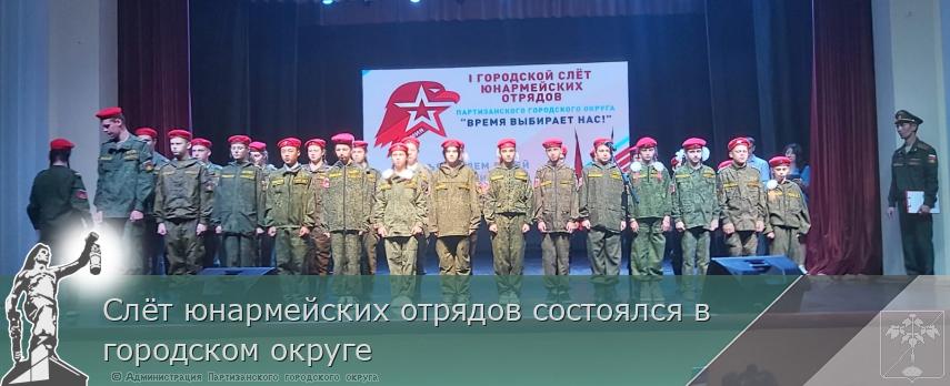 Слёт юнармейских отрядов состоялся в городском округе