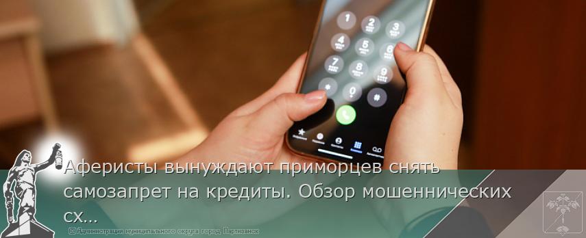 Аферисты вынуждают приморцев снять самозапрет на кредиты. Обзор мошеннических схем  | Администрация муниципального округа город Партизанск Приморского края Официальный сайт Аферисты вынуждают приморцев снять самозапрет на кредиты. Обзор мошеннических схем  | Администрация муниципального округа город Партизанск Приморского края Официальный сайт