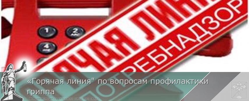 «Горячая линия&quot; по вопросам профилактики гриппа