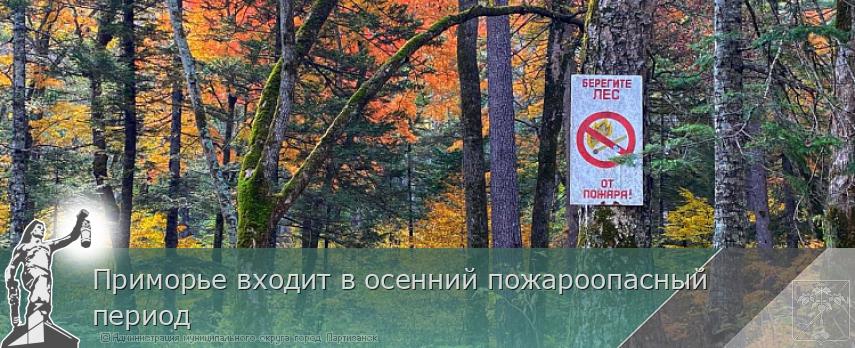 Приморье входит в осенний пожароопасный период | Администрация муниципального округа город Партизанск Приморского края Официальный сайт